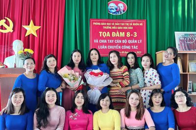 Tọa đàm 8/3 và chia tay Cán bộ quản lý luân chuyển công tác.