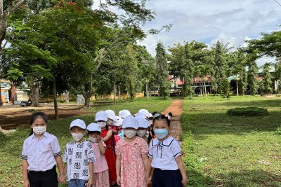 Chúng em thăm trường tiểu học ( Lớp Lá năm học 2021-2022)