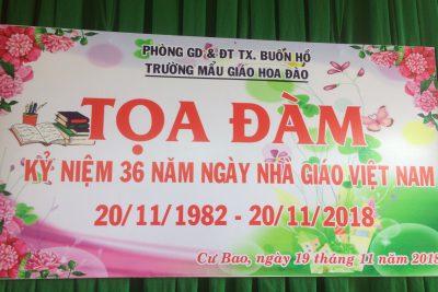 Tọa đàm 20/11 năm học 2018-2019