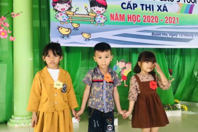 Hội thi nét vẽ xanh cấp Thị xã năm học 2020-2021