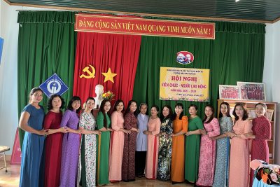 Hội nghị VC – NLĐ năm học 2023 – 2024; Toạ đàm ngày Phụ nữ VN 20/10 và chia tay Nhân viên chuyển công tác .